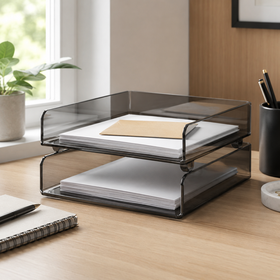 ClearStack Letter Tray